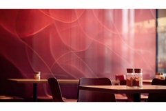 cafe blurred burgundy interiors Product Image 1