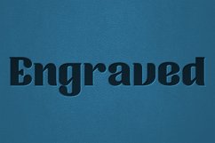 Engraved Editable Photoshop Text Style Effect Product Image 1