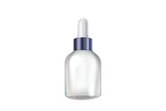 Eyedropper Blank Bottle Medicine Treatment Vector Product Image 1
