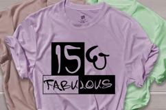 15 and fabulous svg, 15th birthday svg, birthday svg Product Image 2