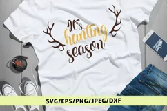 Its Hunting Season - Easter SVG EPS DXF PNG Cutting Files Product Image 1