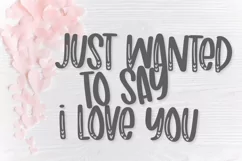 Love Hearts - A marker font with love hearts - Free Font Of The Week Product Image 4