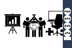 Business Vector Icon Set For Corporate Use Product Image 1