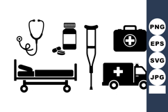 Medical Health Care Icon Pack For Health Projects Product Image 1