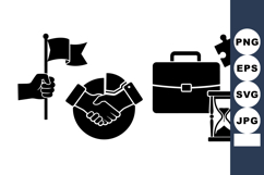 Professional Business Icon Vector Clipart Bundle Product Image 1