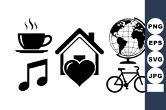 Minimalist Home Icon Vector Graphic Bundle Product Image 1