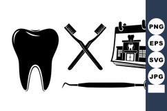Dental Care Vector Icon Set For Health Projects Product Image 1
