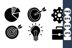 Business Strategy Icon Bundle for Corporate Use Product Image 1