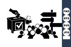Election Voting Vector Clipart Bundle For Campaigns Product Image 1
