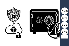 Cyber Security Icon Bundle For Digital Protection Product Image 1