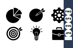 Business Icons Vector Set for Marketing and Office Use Product Image 1