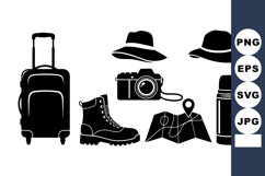 Travel Vector Icons Bundle For Adventure Designs Product Image 1