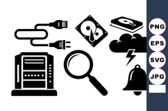 Tech Gadget Icon Vector Bundle for Digital Use Product Image 1
