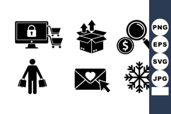 Ecommerce Icon Bundle For Business Marketing Use Product Image 1