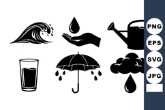 Minimalist Weather Icon Bundle For Digital Design Product Image 1