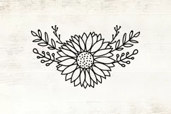 Sunflowers SVG - Sunflower Cliparts - Flowers SVG Product Image 4