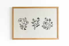Wildflower svg, Bouquet svg, Floral branch png Product Image 4