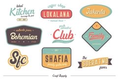 Web Font Danilla Font Premade Logos Product Image 7