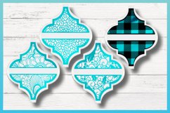 Arabesque Design Tile Mandala Ornament SVG Collection 4&quot;H Product Image 3