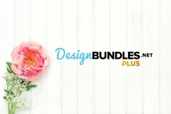 Floral template. Peony flower wooden background stock photo Product Image 1