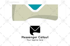 Messenger Callout - Messaging App Stock Logo Template Product Image 3