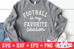 Football SVG | Football Is My Favorite Season | Shirt Design Product Image 1