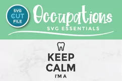Dental hygienist svg - a dental worker design for crafters Product Image 5