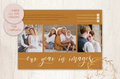 PSD Year In Review Photo Card Template #6 Product Image 3