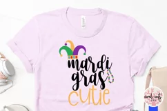Mardi Gras Cutie - Mardi Gras SVG EPS DXF PNG Product Image 3
