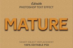 Mature Editable Photoshop Text Style Effect Product Image 1