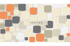 abstract vector background. rounded square shape Product Image 3