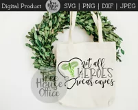 RT Hero, Respiratory Therapist Healthcare Heroes SVG JPEG Product Image 4