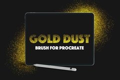 Gold Dust Procreate Brush Product Image 1