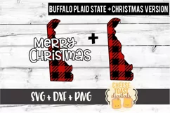 Delaware - Buffalo Plaid State - SVG PNG DXF Cut Files Product Image 2