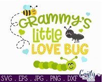 Grammy's Little Love Bug | Grammy Love Svg Design Product Image 2