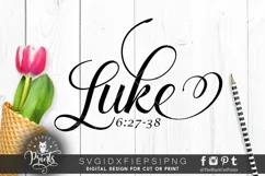 Luke 6 27-38 Bible verse SVG DXF EPS PNG Product Image 1