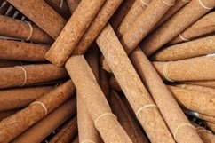 12x Rolled fabric samples found on a market - backgrounds Product Image 10