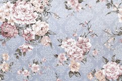 Valentines Gold Flowers Digital Paper Product Image 2