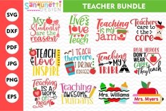 Teacher School Bundle SVG, teacher cut files Product Image 1