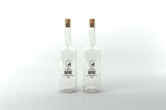 Wine Two Bottle Mockup Product Image 1