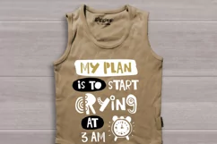 My plan is to start crying at 3 am svg, baby shirt svg Product Image 2