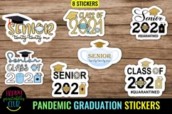 Pandemic Graduation Stickers- Graduation Stickers 2021 Product Image 1