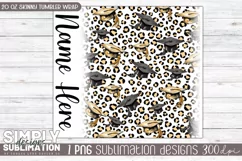 Graduation Sublimation Tumbler Wrap| 20oz Skinny Tumbler Png Product Image 2