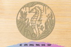 Underwater Seahorse SVG Product Image 3