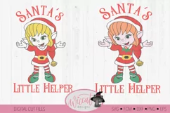 Santa's little helper svg, Elves svg, Santa sack svg Product Image 2