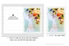 Fantasy Blonde Angel Printable Mother's Day Card & Envelopes Product Image 3