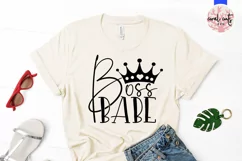 Boss babe - Women Empowerment EPS SVG DXF PNG Product Image 2