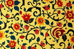 Kalamkari Pattern Background Product Image 1