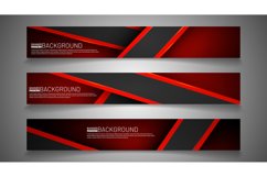 Set banner background for your design. vector graphic design Product Image 1