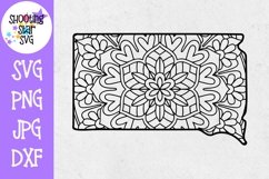 South Dakota US State Mandala SVG - 50 States SVG Product Image 1